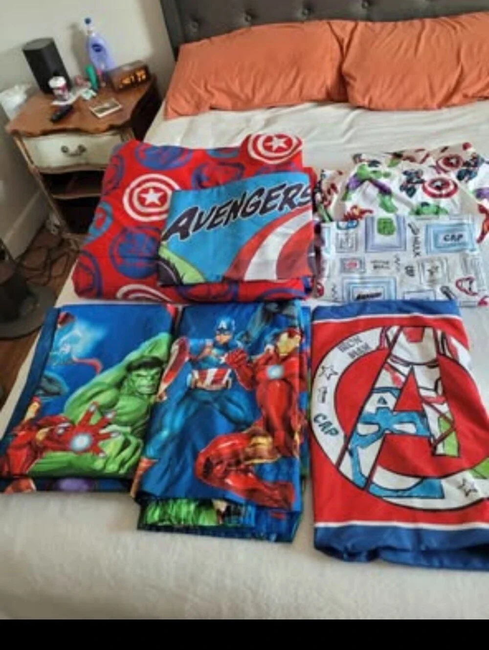 Marvel Avengers Twin Comforter Set And Curtains